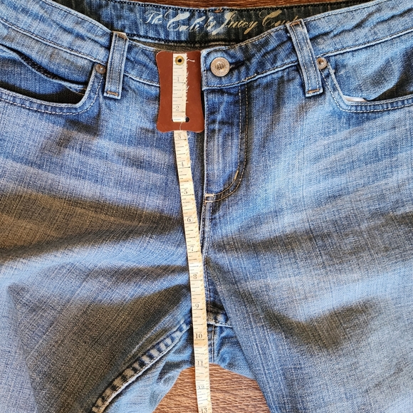 The Cali By Juicy Couture Women's 32 Denim Jeans Y2K Flare Wide Leg Vintage USA - Picture 11 of 13